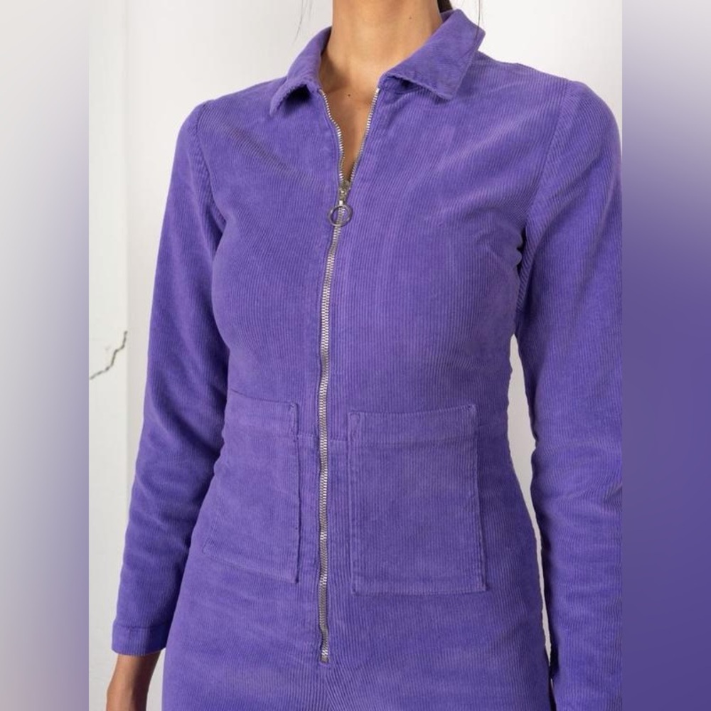 Paloma Wool Paufe Corduroy Jumpsuit in Purple - NWT Size 36 (XS) - Picture 4 of 13